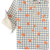 Baby Boys Fox Grid Print Shirt, Multi - Button Downs - 4