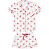 Women's Reindeer Red Short PJ Set - Pajamas - 1 - thumbnail