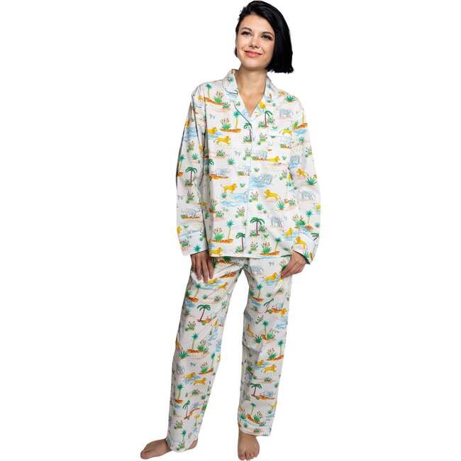 Women's Trunks Up Long PJ Set - Pajamas - 2