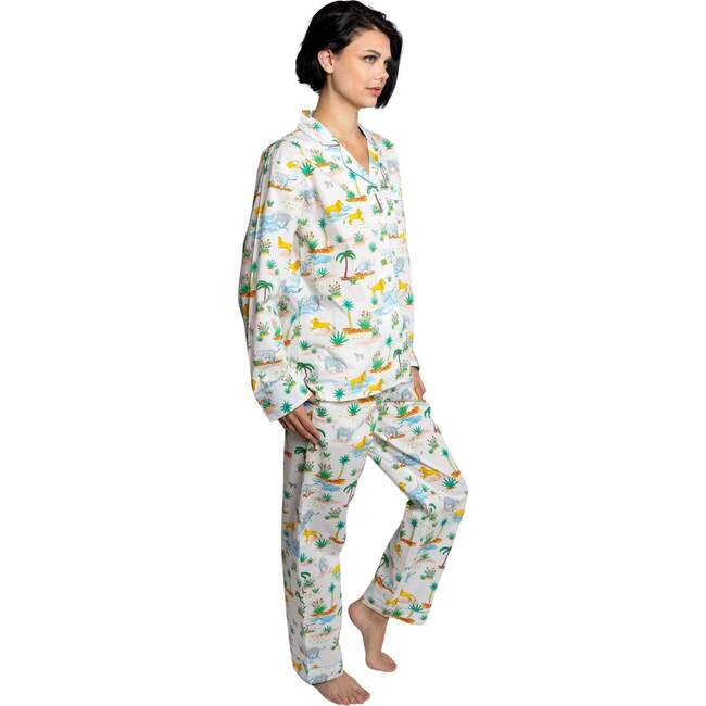 Women's Trunks Up Long PJ Set - Pajamas - 5