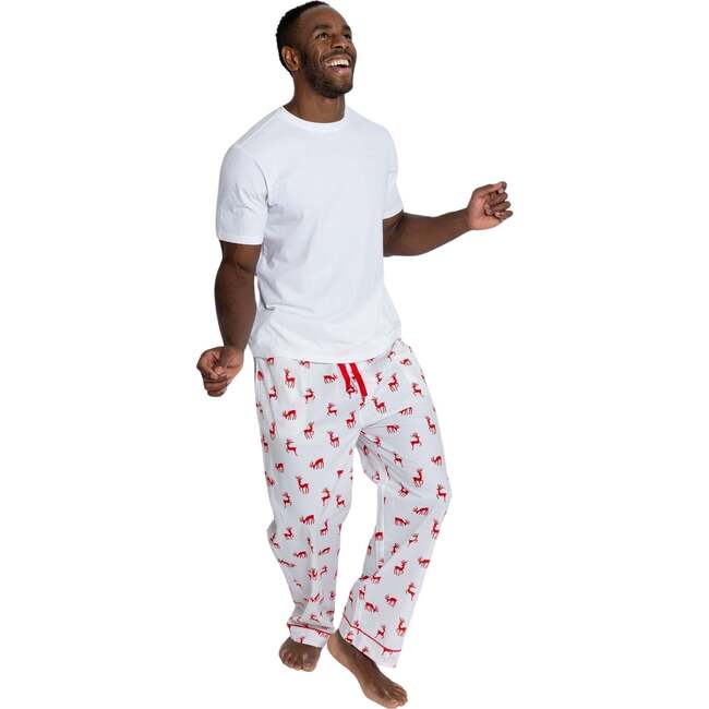 Men's Reindeer Red PJ Pants - Pajamas - 4