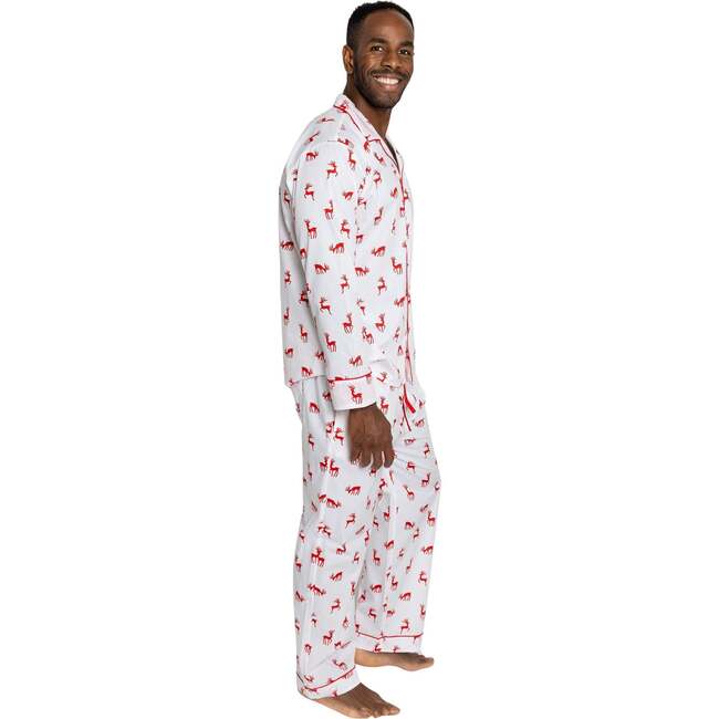 Men's Reindeer Red Long PJ Set - Pajamas - 5