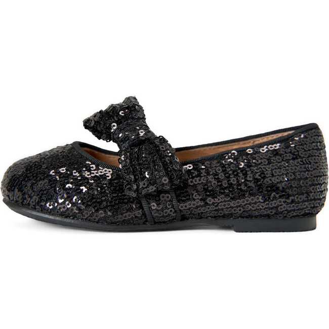 Mia 2.0 Sequins Bow Detail Shoes, Black