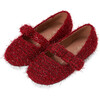 Mia Lurex Velvet Bow Detail Shoes, Red - Flats - 2