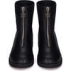 Lily Front-Zip Boots, Black - Boots - 3