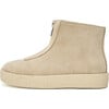 Leah 2.0 Suede Leather Rubber Sole Front-Zip Boots, Light Beige - Boots - 1 - thumbnail