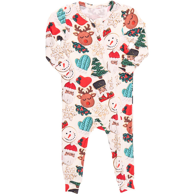 Baby Bamboo Romper, Frosted Cookie