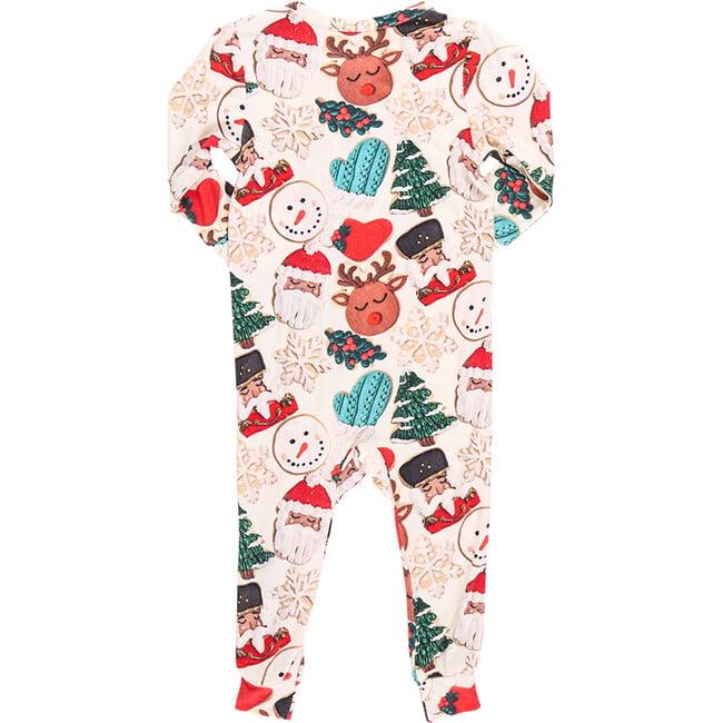 Baby Bamboo Romper, Frosted Cookie - Rompers - 6