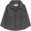 Lev Flannel Long Sleeve Collared Button Down Shirt, Houndstooth - Shirts - 1 - thumbnail