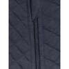 Brighton Quilted Jacquard Zipper Romper, Navy - Rompers - 2