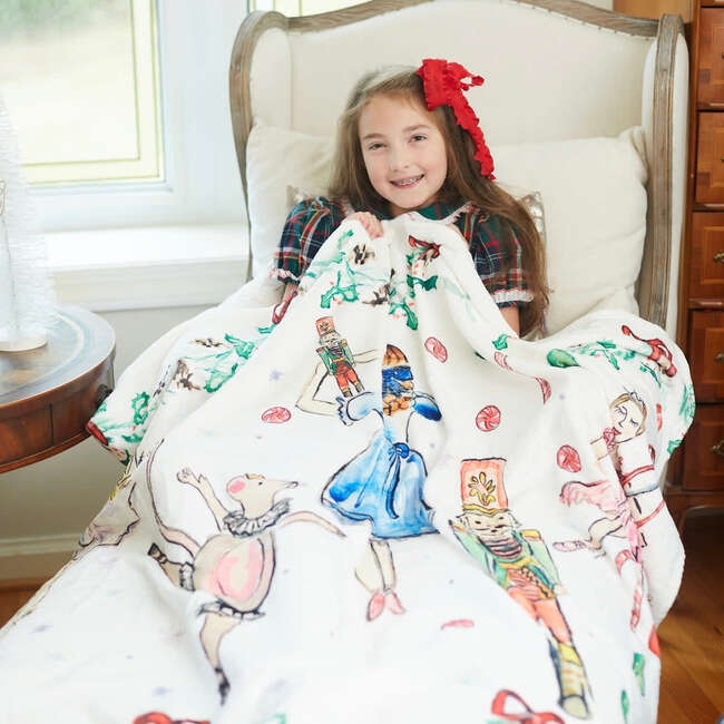 Minky Print Blanket, Nutcracker