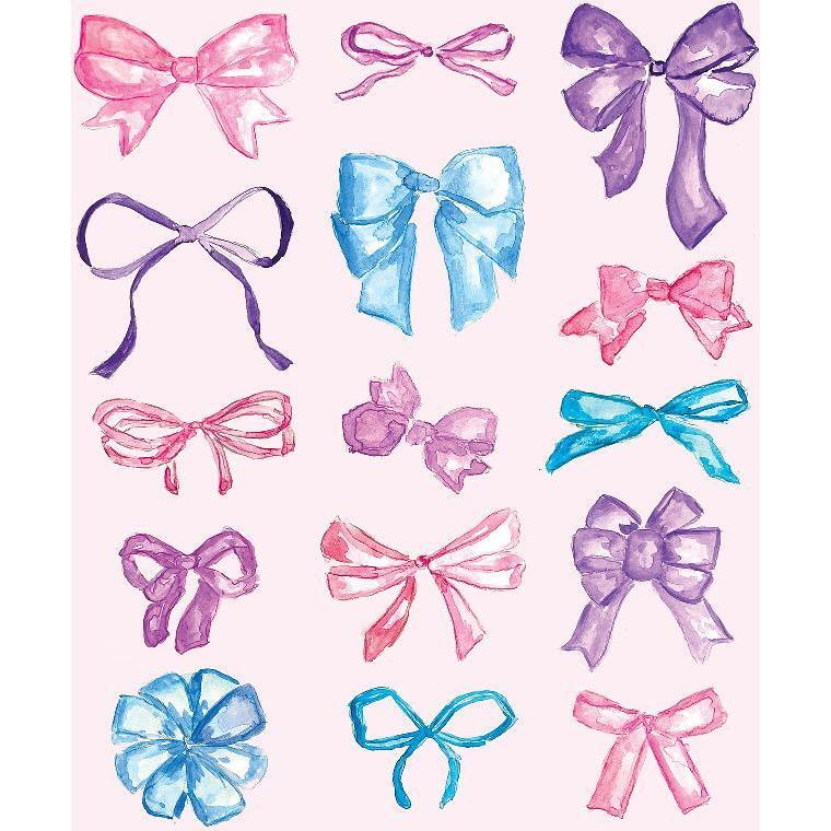 Minky Print Blanket, Multi Bow - Wall Décor - 1