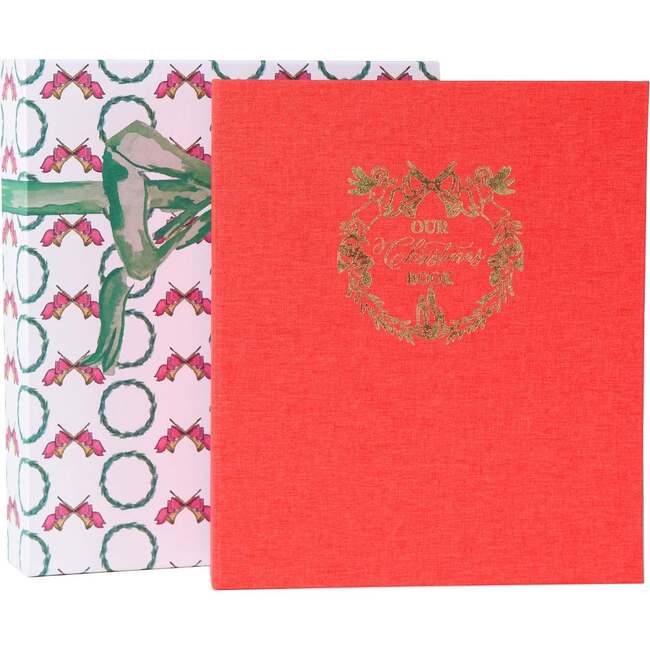 Christmas Memory Book In Gift Box, Red