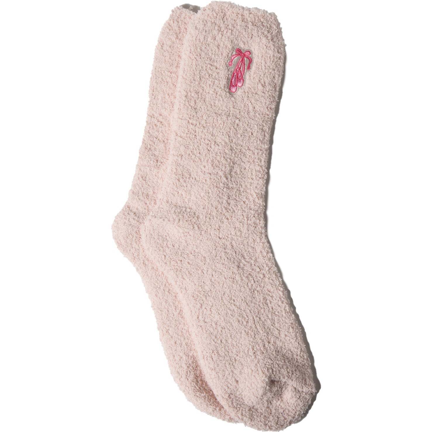 Cozy Winter Embroidered Socks, Ballet Shoes - Wall Décor - 1