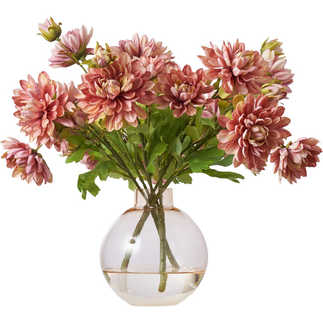 Blush Dahlia Fall Flower Arrangement