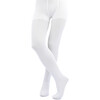 Sparkled Cotton Tights, White - Tights - 1 - thumbnail