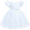 D'Amico Floral Teacup Dress, White - Dresses - 1 - thumbnail