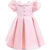 Barrymore Teacup Button Dress, Blush - Dresses - 1 - thumbnail