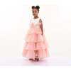 Madera Tiered Tulle Dress, Pink - Dresses - 4