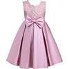 Hampton Double Bow Dress, Pink - Dresses - 1 - thumbnail