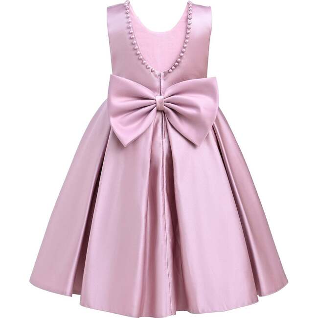 Hampton Double Bow Dress, Pink - Dresses - 4