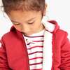 Teddy Fleece-Lined Zip Hoodie, Heather Cherry - Jackets - 3