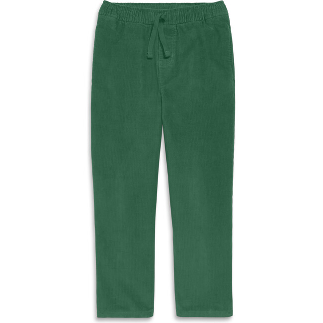 Stretch Corduroy Drawstring Pant, Evergreen