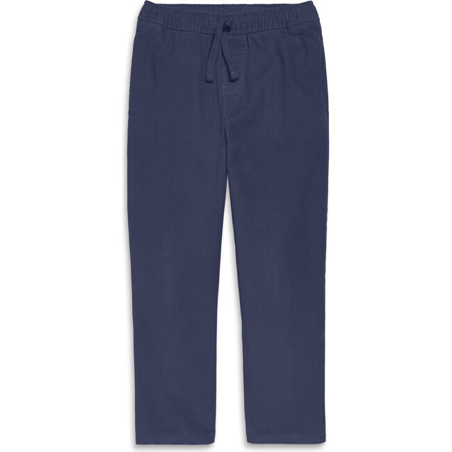 Stretch Corduroy Drawstring Pant, Navy