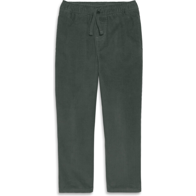 Stretch Corduroy Drawstring Pant, Asphalt