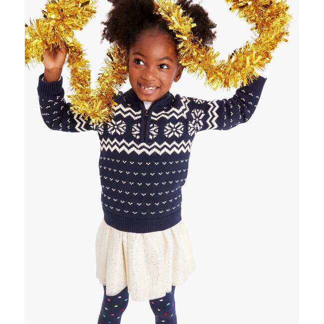 Shimmer Tutu Skirt, Ivory Gold Foil - Skirts - 2