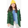 Parka Puffer Coat, Evergreen - Coats - 3