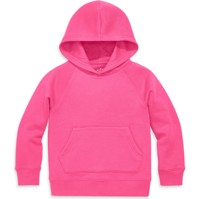 Cozy Fleece Pullover Hoodie, Bubblegum