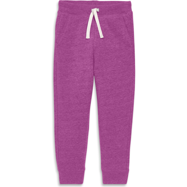 Cozy Fleece Jogger, Heather Boysenberry