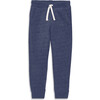 Cozy Fleece Jogger, Heather Navy - Sweatpants - 1 - thumbnail