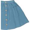 Skirt, Blue Muslin - Skirts - 2
