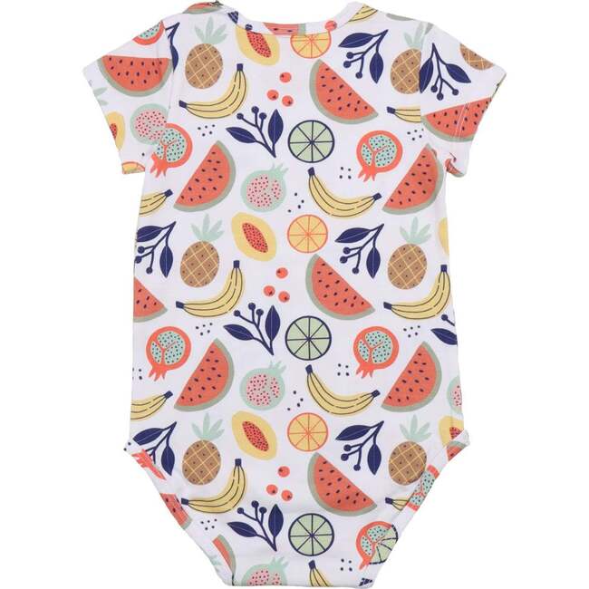 Short Sleeve Bodysuit, Cheerful Fruits - Onesies - 2