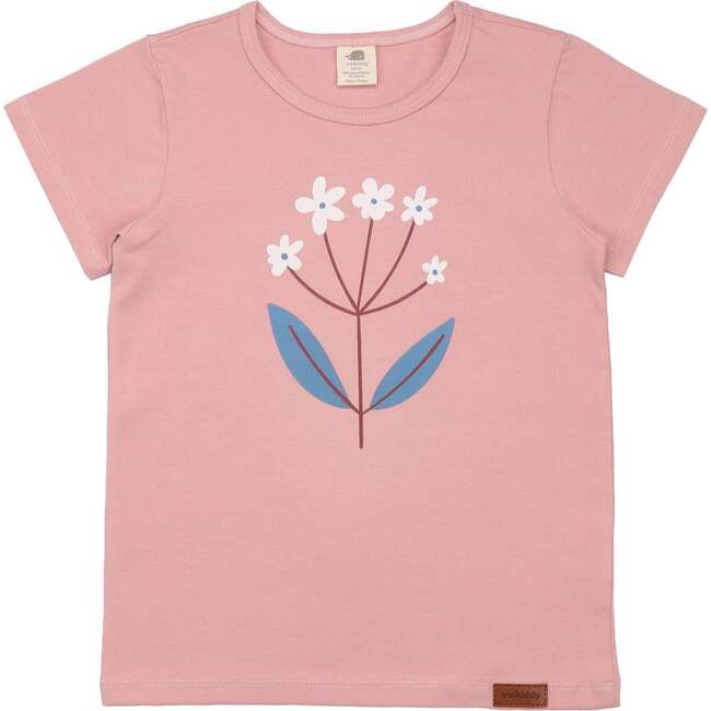 Pink Graphic T-Shirt, Mini Flowers