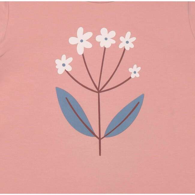 Pink Graphic T-Shirt, Mini Flowers - T-Shirts - 3