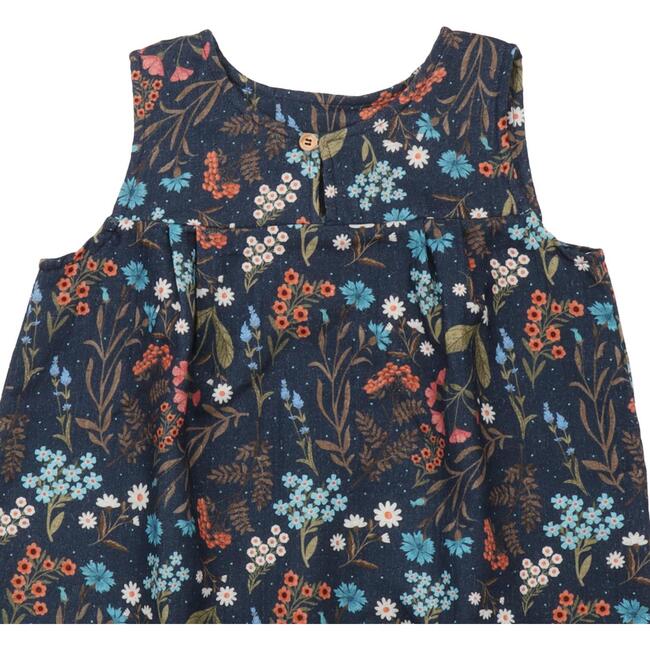 Muslin Tank Blouse, Floral Night - Blouses - 2