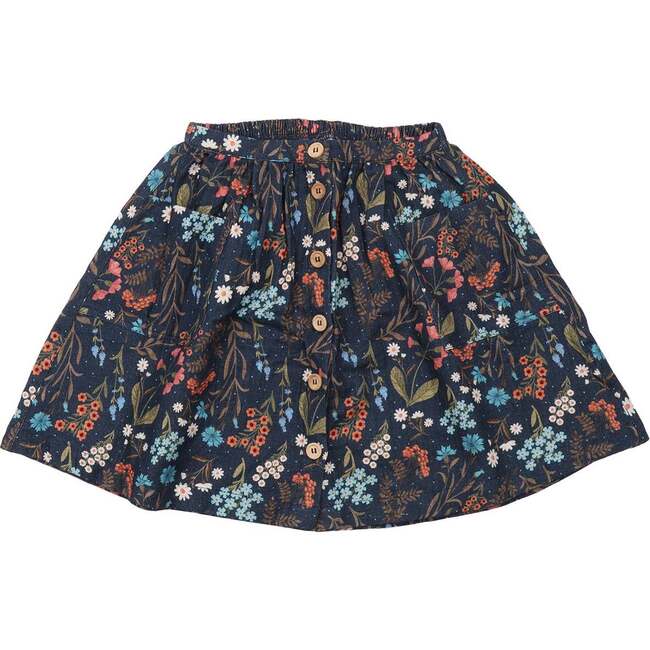 Muslin Floral Skirt, Floral Night