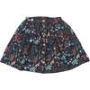 Muslin Floral Skirt, Floral Night - Skirts - 1 - thumbnail