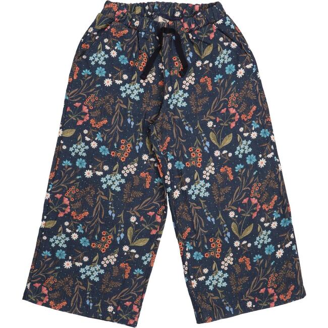 Muslin Floral Pants, Floral Night