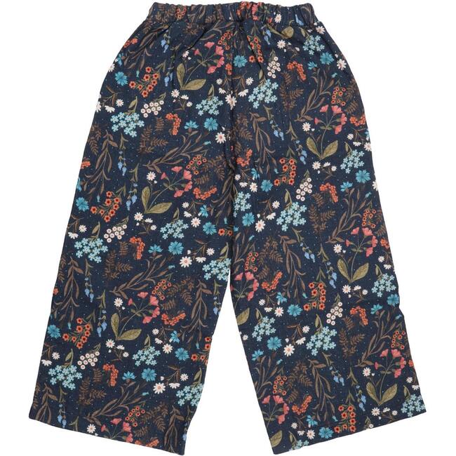 Muslin Floral Pants, Floral Night - Pants - 3