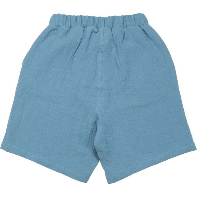 Basic Shorts, Blue Muslin - Shorts - 3