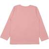 Long Sleeve Pink Shirt, Mini Flowers - T-Shirts - 2