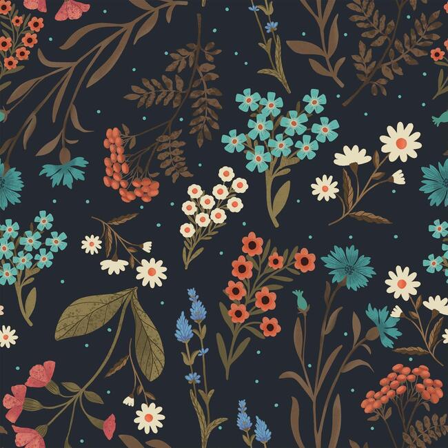 Bodyuit, Floral Night - Onesies - 4