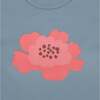 Blue Graphic T-Shirt, Mini Flowers - T-Shirts - 3