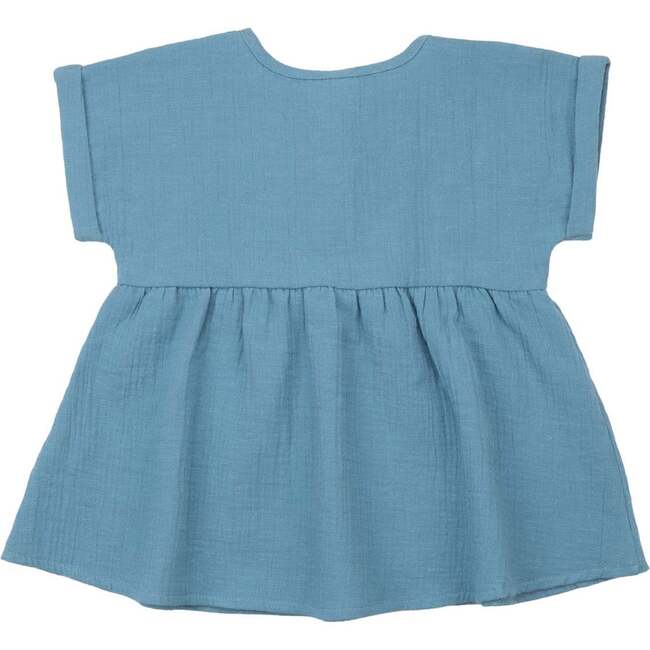 Blouse, Blue Muslin - Blouses - 3