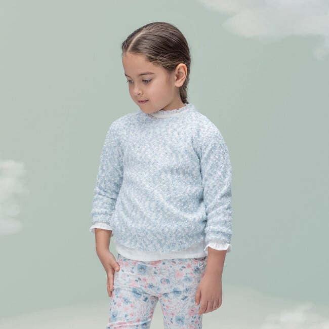 Effie Sweater, Sky Blue - Sweaters - 3