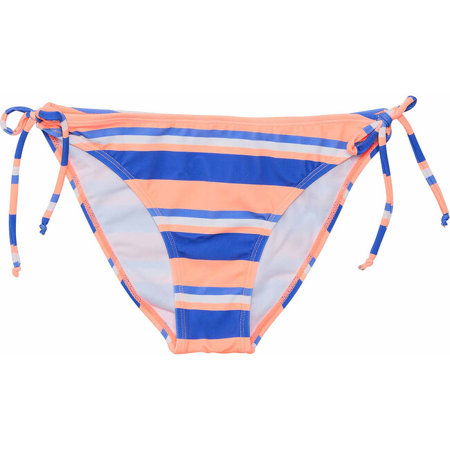 Women's Sustainable Tie Bikini Bottoms, Tropicana Stripe